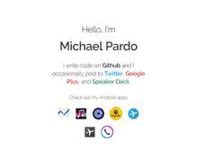 Tablet Screenshot of michaelpardo.com